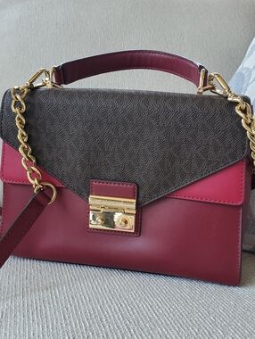 Michael Kors Sloan medium Top-Handle Satchel Crossbody Excellent Condition